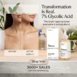 The Ordinary Glycolic Acid 7% Toning Solution Exfoliating Toner for Brighter & Smoother Skin